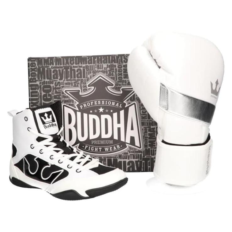 Stivali da boxe bianchi Buddha Epic