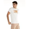 T-shirt a maniche corte Leone Shades - bianca / arancione