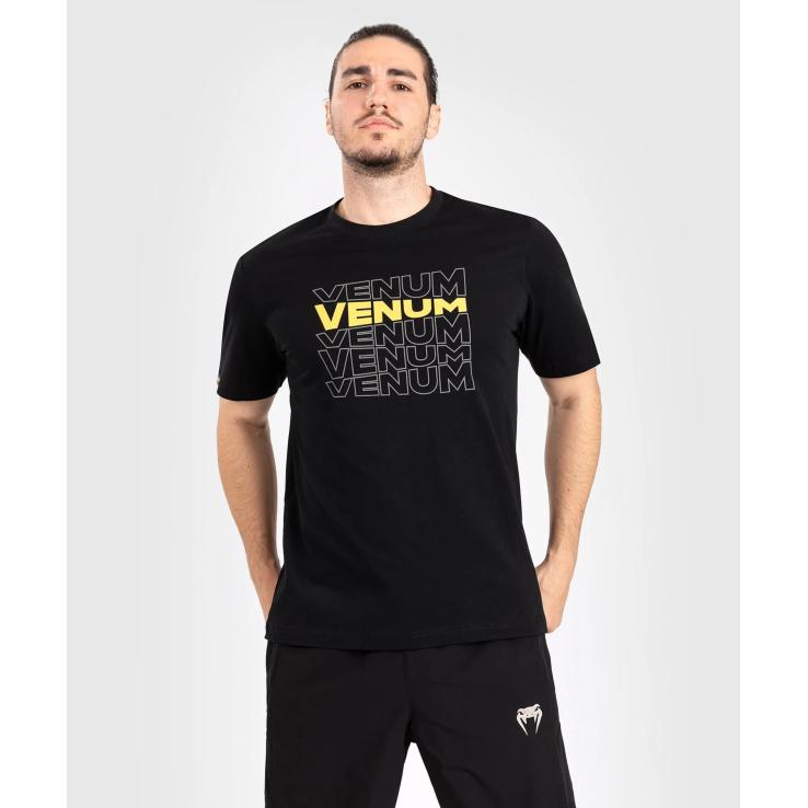 T-shirt Venum Vertigo nera / gialla