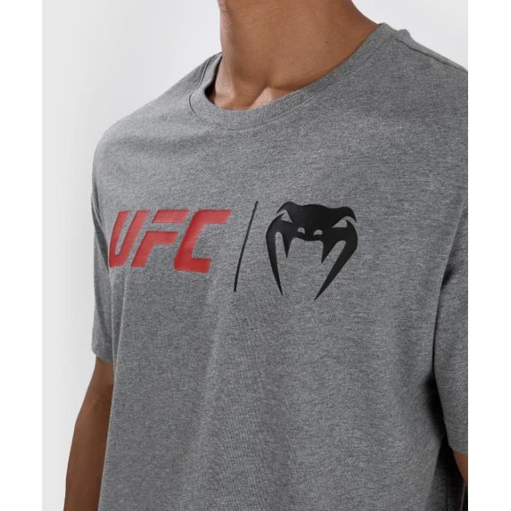 T-shirt Venum X UFC Classic grigia/rossa