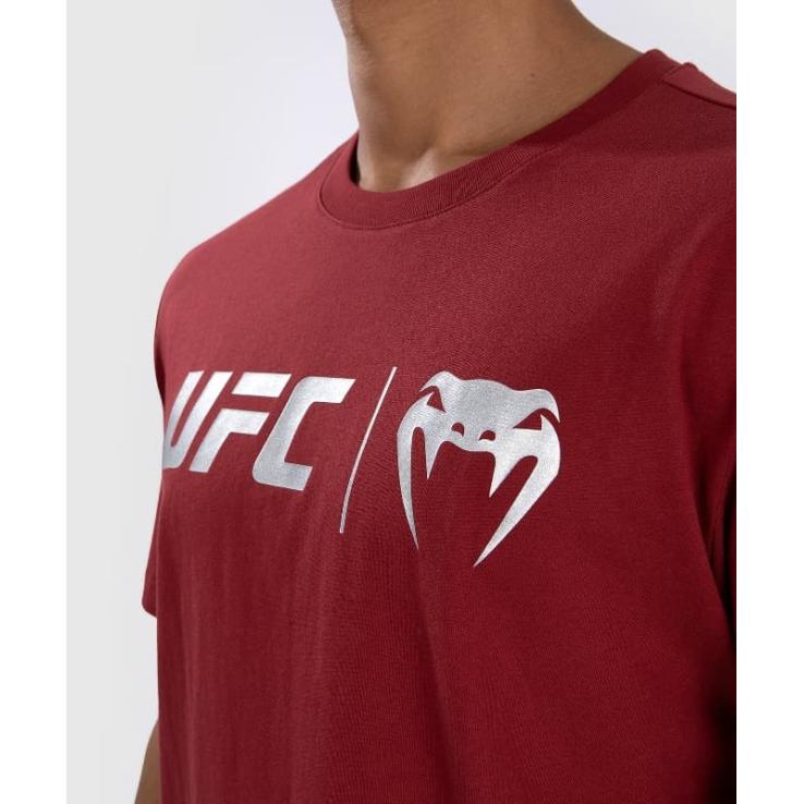 T-shirt Venum X UFC Classic rossa/bianca