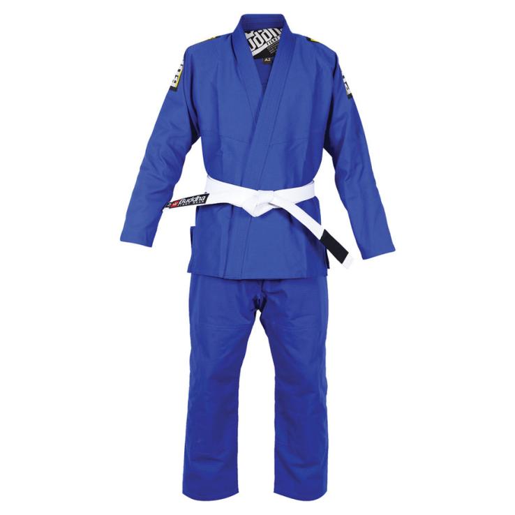 Kimono BJJ Buddha Infinity - blu reale + cintura bianca