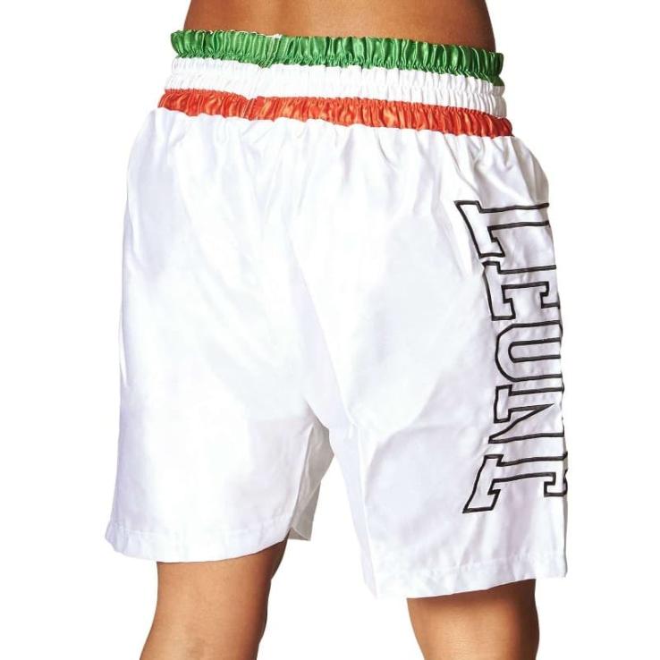 Pantaloni da boxe Leone AB733 - bianchi