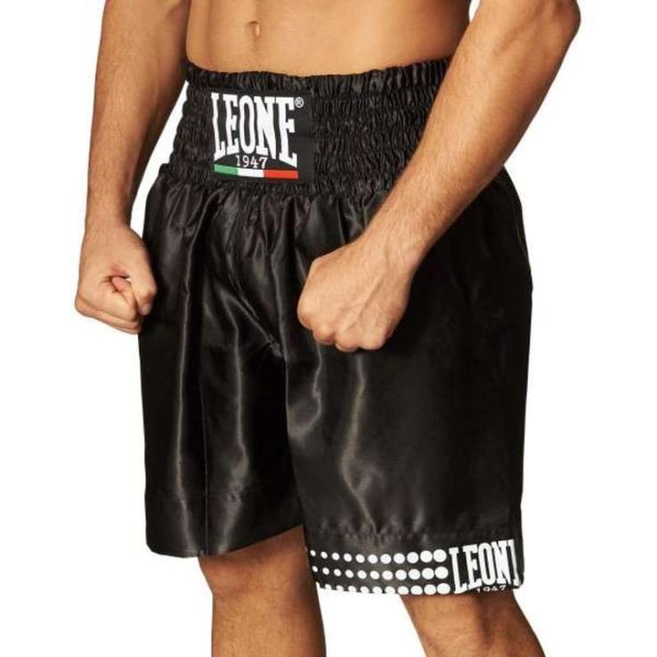 Pantaloncini da boxe Leone AB737 - neri