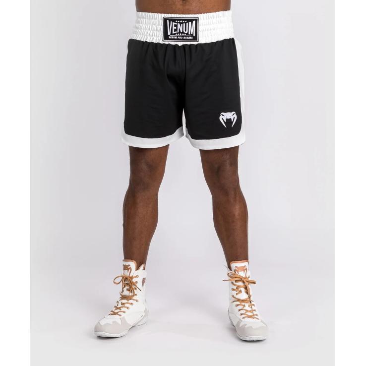 Pantaloni da boxe Venum Classic neri/bianchi