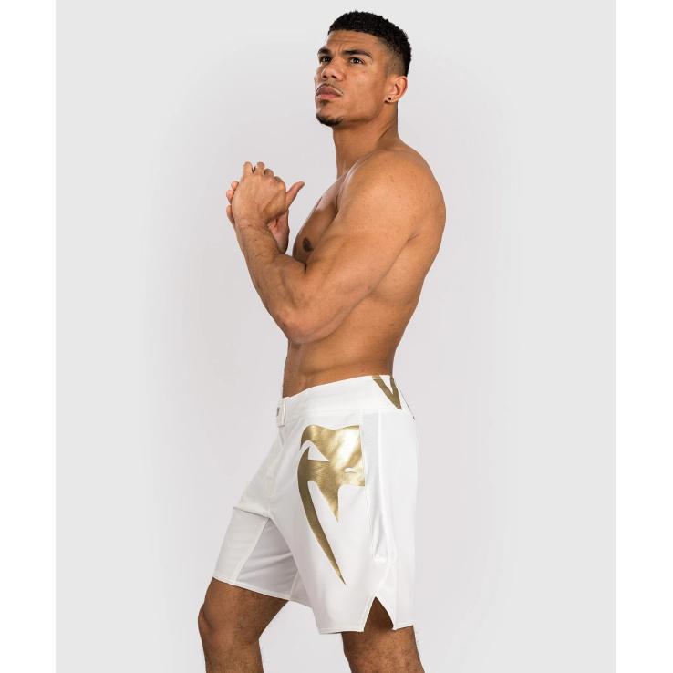 Pantaloni MMA Venum Light 5.0 bianchi / dorati