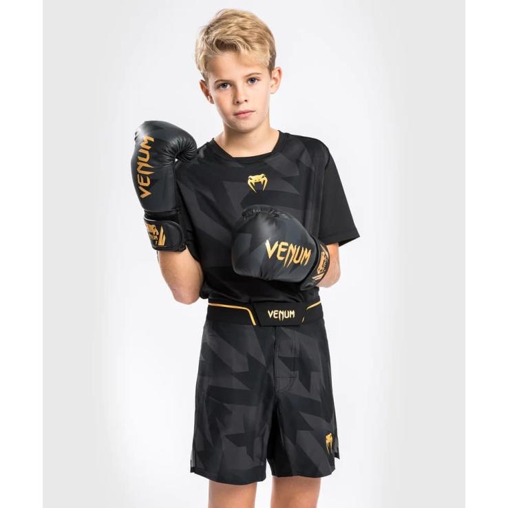 Pantaloncini MMA per bambini Venum Razor neri / dorati