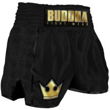 Pantaloni Muay Thai Buddha Retro Premium bambino nero/oro