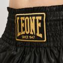 Pantaloni Muay Thai Leone Basic 2 - neri/oro