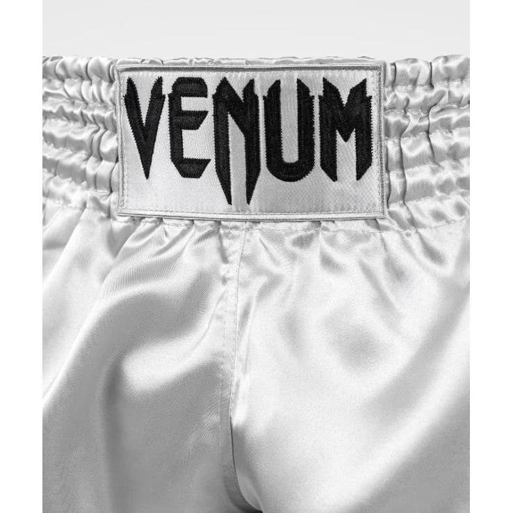 Pantalone Venum Classic Muay Thai argento/nero