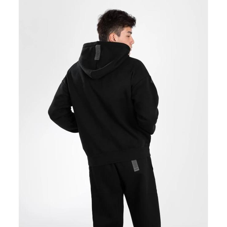 Felpa nera Venum Connect XL con vestibilità oversize