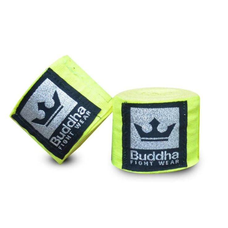 Buddha Boxing Wraps Giallo Fluorescente